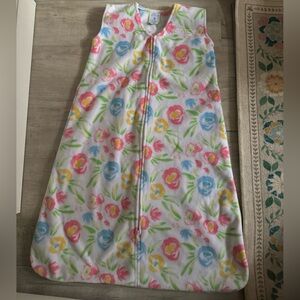 Halo Micro Fleece Wearable Blanket Sleep Sack Rose Print Size XL